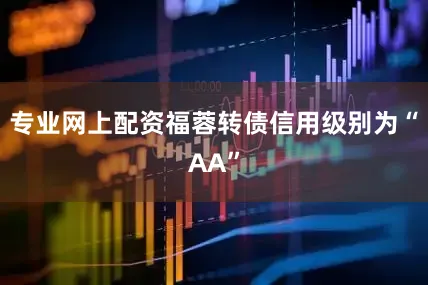 专业网上配资福蓉转债信用级别为“AA”